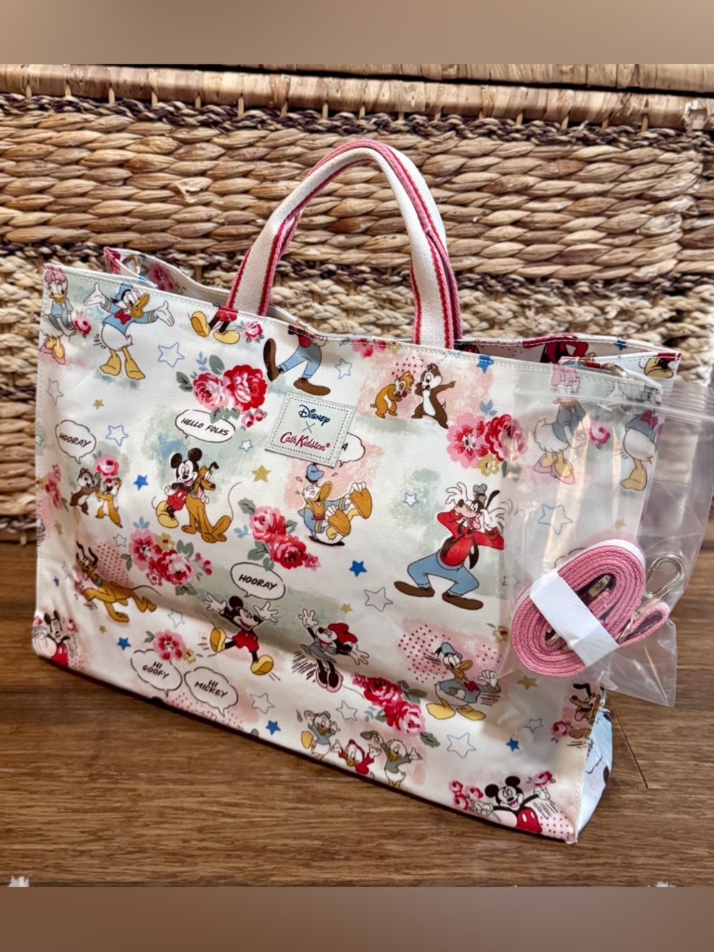 NWT - Disney x Cath Kidston - “Mickey’s 90th Anniversary” Carry-All Tote